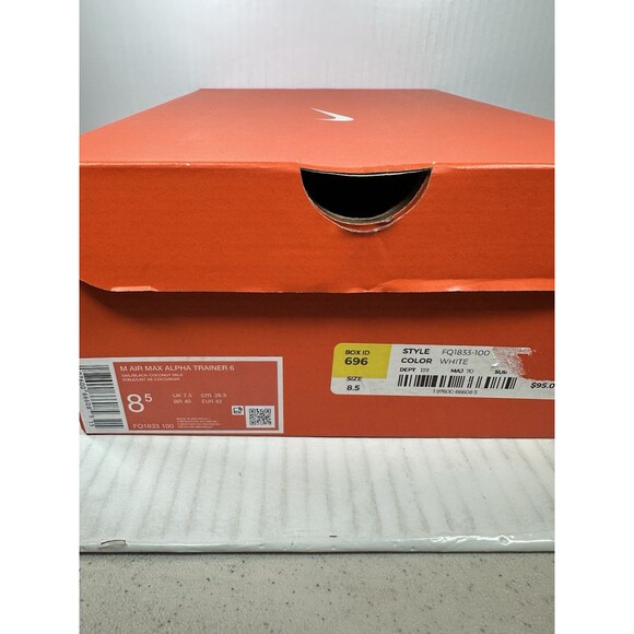Size 8.5 Nike Air Max Alpha Trainer 6 Shoes Sail Coconut Milk FQ1833-100 Men NEW main image 5